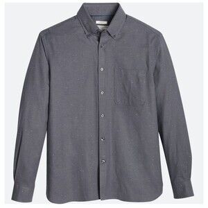 Jos. A. Bank Tailored Fit Sport Shirt Charcoal XXL Men's Button-Down Shirt